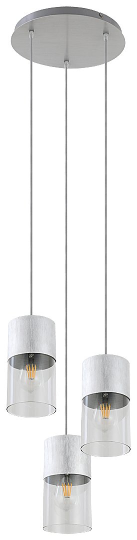 Pakabinamas šviestuvas RABALUX Zelkova, E27, 3 x 40W, 230V, IP20, metalinis, šlifuoto aliuminio sp., 300 x 1200 x 300 mm, 3155
