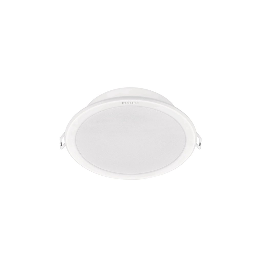 Montuojamas šviestuvas panelė PHILIPS Meson, įleidžiama, LED 6 W, 3000 K, 500 lm, apvali, baltos sp., 95 mm skersmens