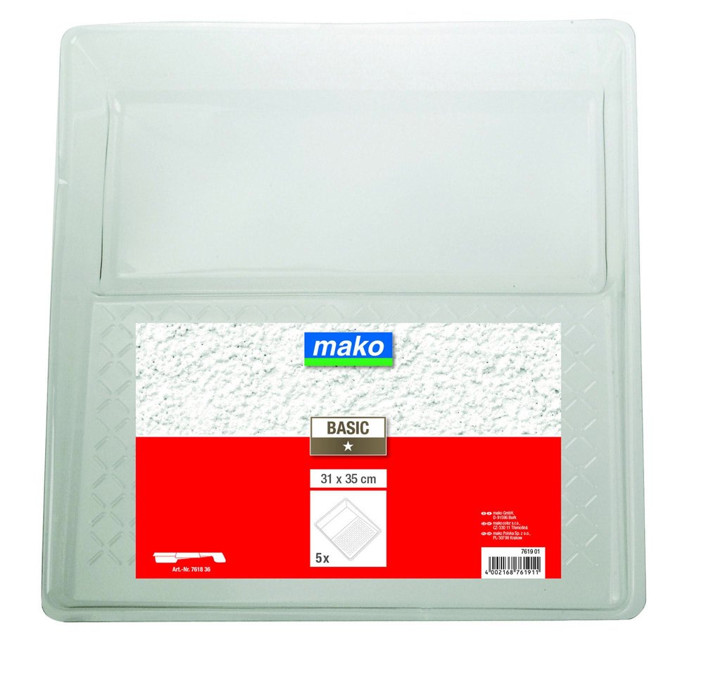 Skaidrių dažymo vonelių rinkinys 31*35 cm (5 vnt)