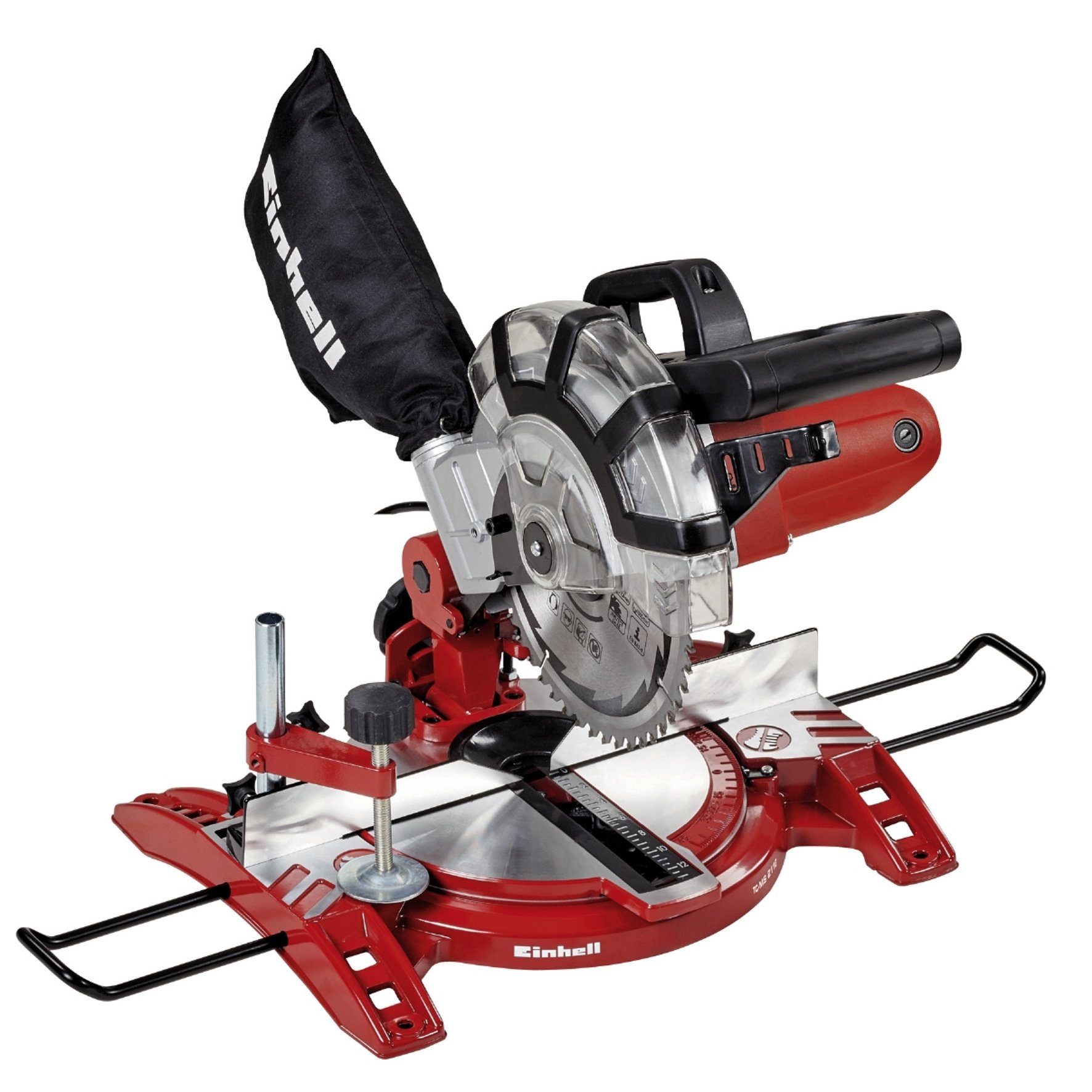 Skersinio pjovimo staklės EINHELL TH-MS 2112, galia 1400 W, diskas Ø210 mm