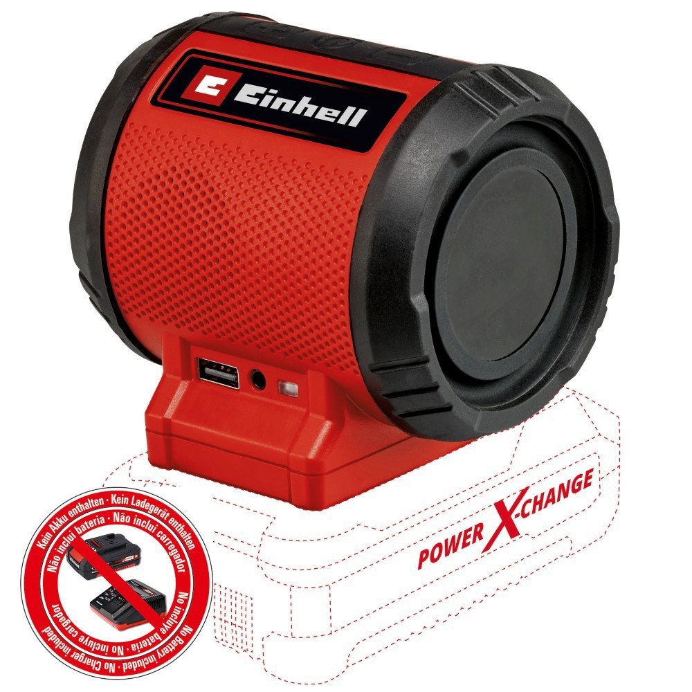 Akumuliatorinis grotuvas EINHELL TC-SR 18 Li BT Solo, be akumuliatoriaus ir kroviklio
