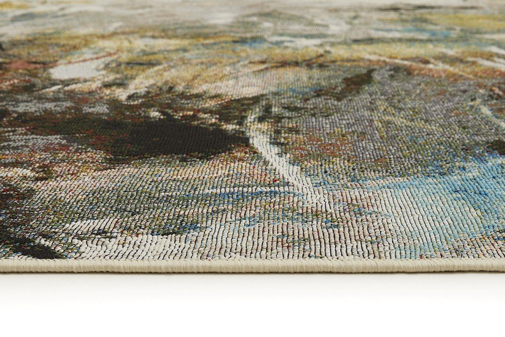 Kilimas ANDIAMO SANTANA, 80 x 165 cm, smėlio-antracito spl, 77 % polipropilenas, 23 % poliesteris, 705468