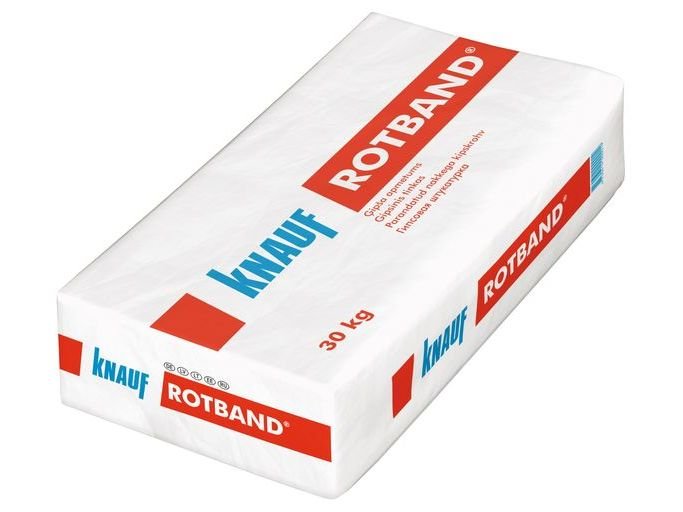 Gipsinis tinkas KNAUF Rotband, rankinis, 30 kg