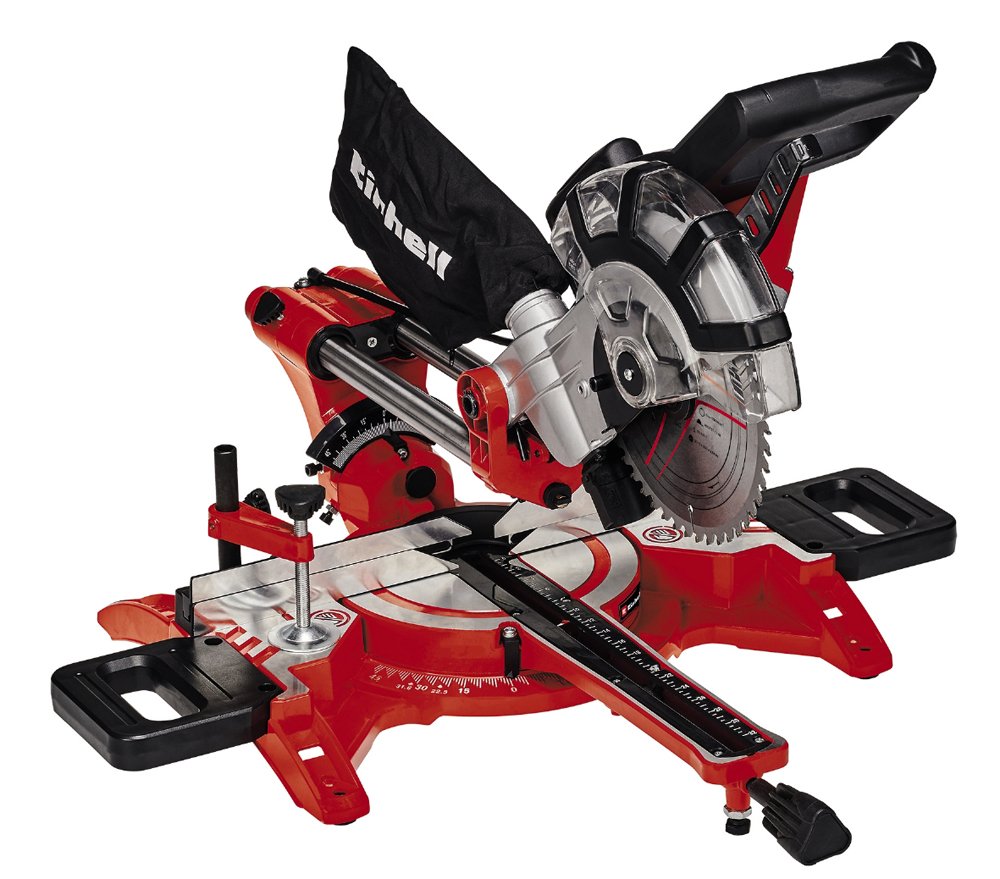 Skersinio pjovimo staklės EINHELL TC-SM 2131/1, galia 1800 W, diskas Ø210 mm