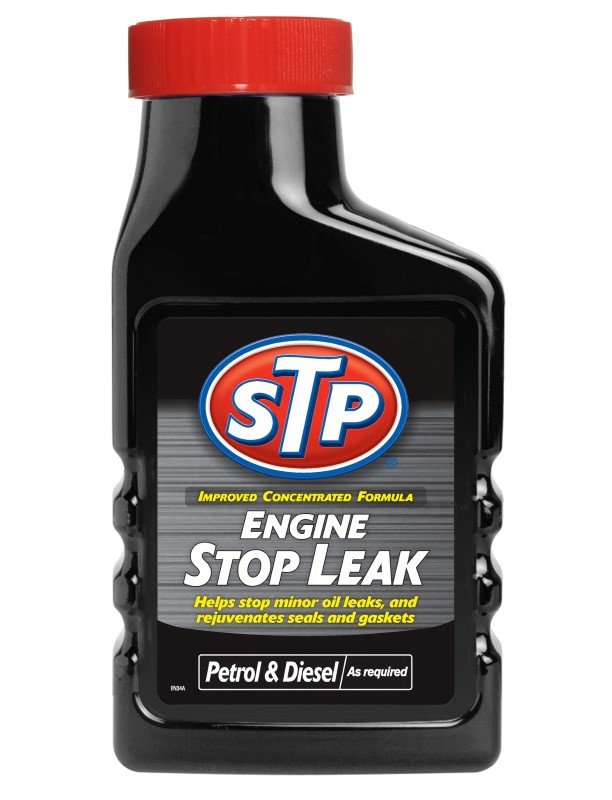 Variklio alyvos priedas STP Petrol&Diesel, stabdantis nutekėjimą, 300 ml