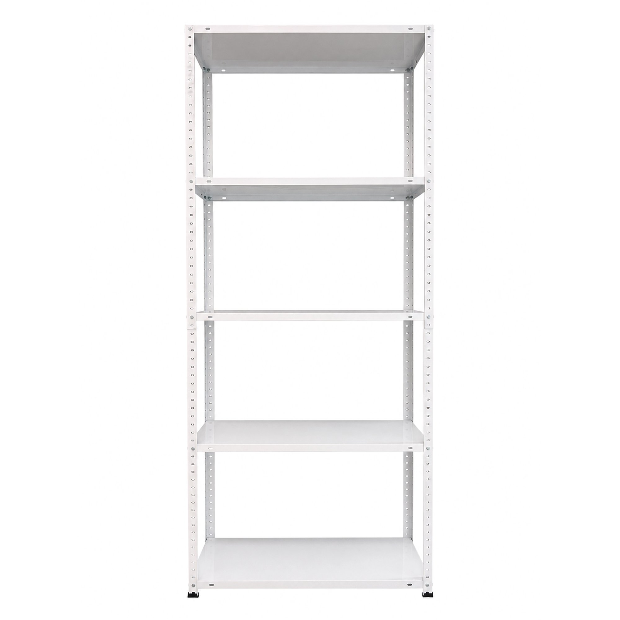 Sandėliavimo lentyna AR SHELVING Arakit, metalinė, 5 lentynos, 170 x 75 x 30 cm, balta sp.