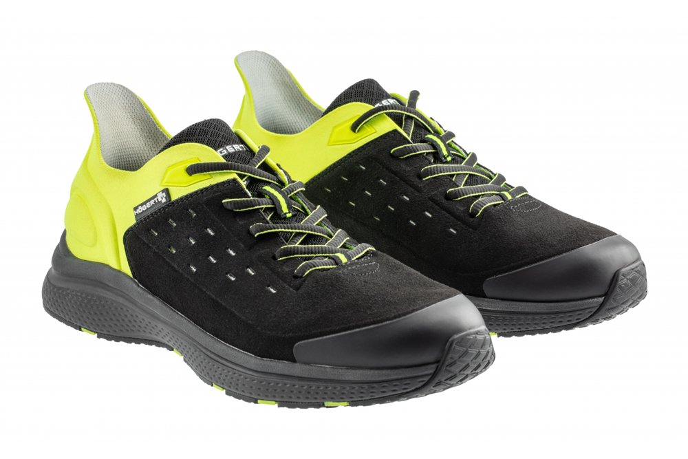 Darbo batai HOGERT WORKWEAR Sauten, O1 FO SR, juoda-geltona spalva, 44 dydis, CE