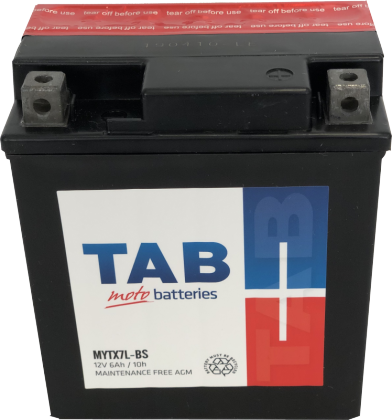 Akumuliatorius TAB AGM 12 V, 6 Ah, motociklinis