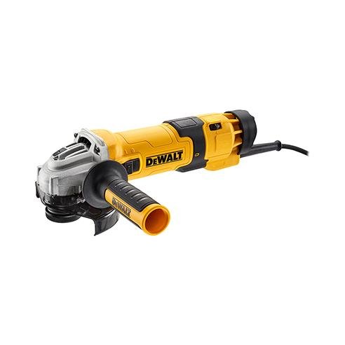 Elektrinis kampinis šlifuoklis DEWALT DWE4257-QS, galia 1500 W, 125 mm, švelnus startas, reguliuojamos apsukos