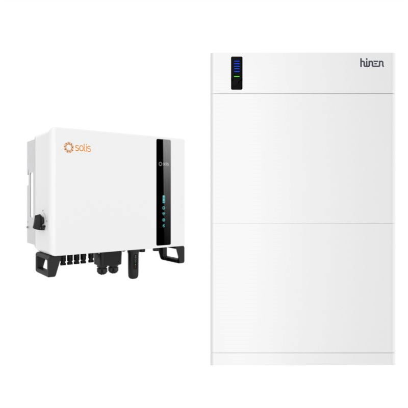 Saulės energijos kaupimo komplektas HINEN, 15,4kW +inverteris SOLIS 10kW