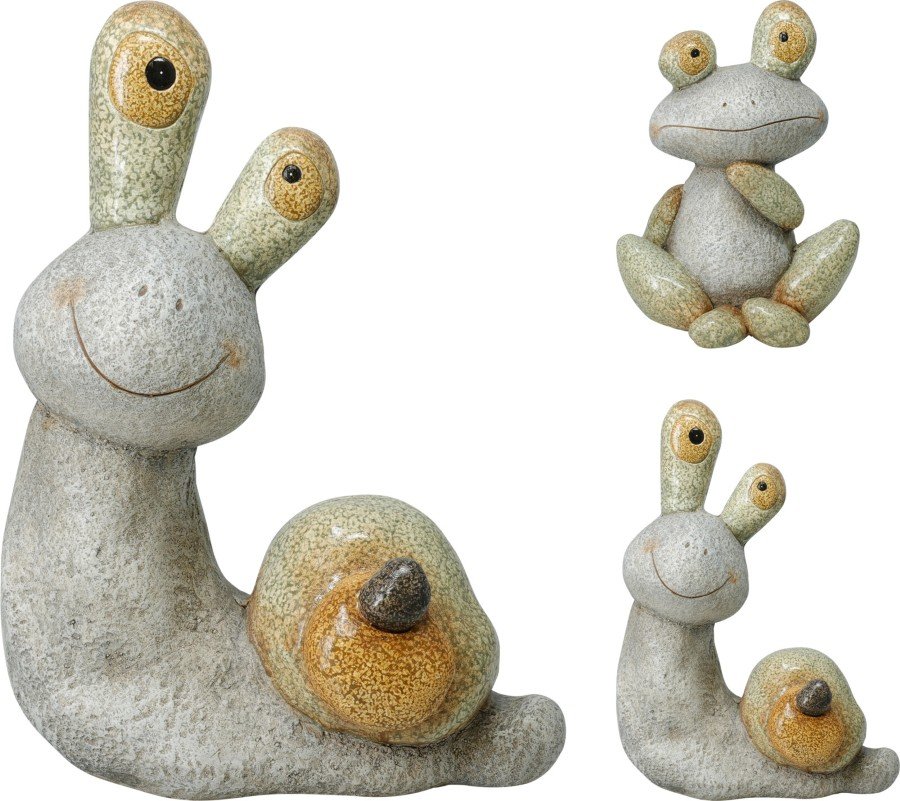 Sodo dekoracija VARLĖ IR SRAIGĖ, 2 skirtingi dizainai