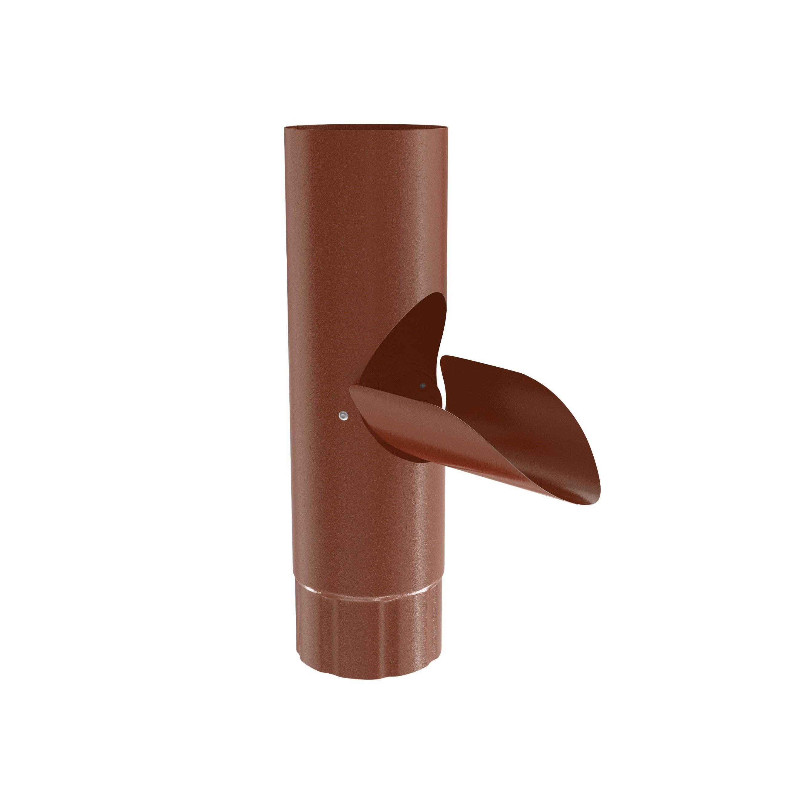 Vandens skirstytuvas BILKA, skersmuo 90mm, molio spalva, RAL8004