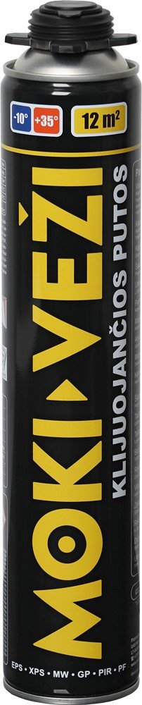 Klijuojančios putos MOKI-VEŽI, 850g.