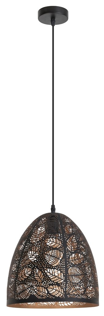 Pakabinamas šviestuvas RABALUX Manorca 2277, E27 1 x MAX 40W, skersmuo 270 mm, atstumas nuo lubų 1100 mm, IP20, juodos sp.