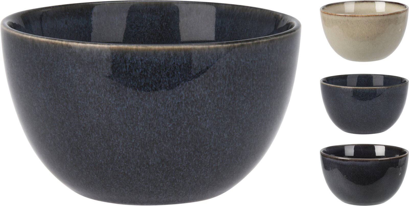 Dubenėlis, keraminis, 3 skirtingi dizainai, 600 ml