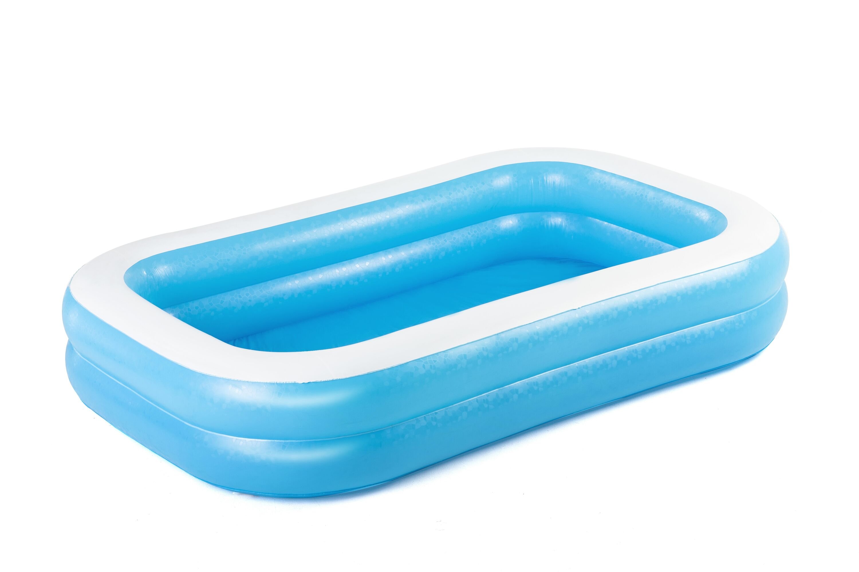 Baseinas BESTWAY, pripučiamas, stačiakampio formos, 778 l, spl. žydra, 2.62m x 1.75m x 51cm, 54006