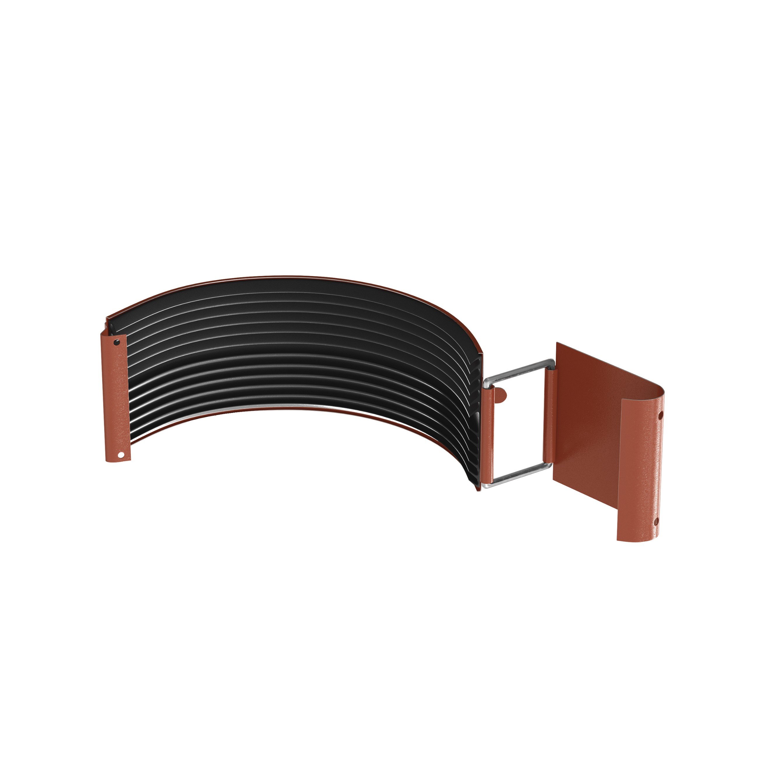 Latako jungtis BILKA, skersmuo 150/100 mm, molio spalva, RAL8004