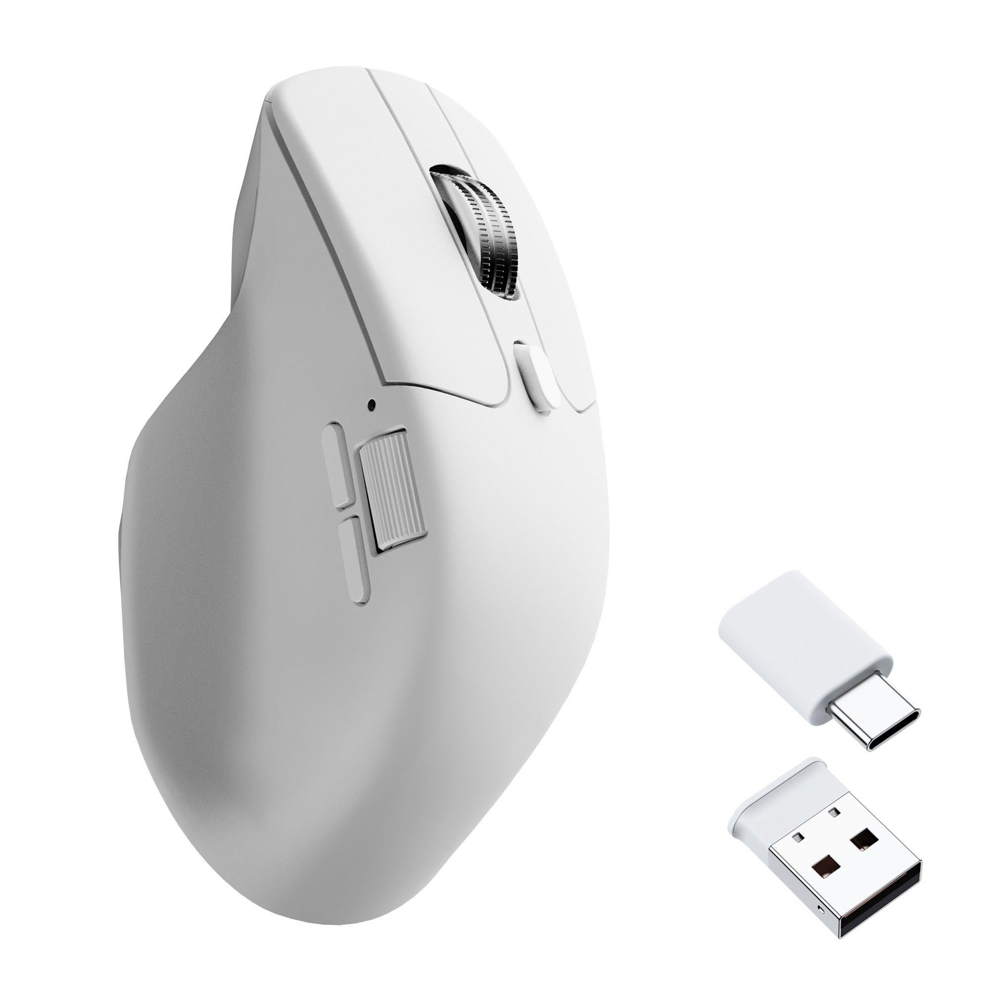 Belaidė žaidimų pelė KEYCHRON M6, 12000 DPI, baltos sp., M6S-B72
