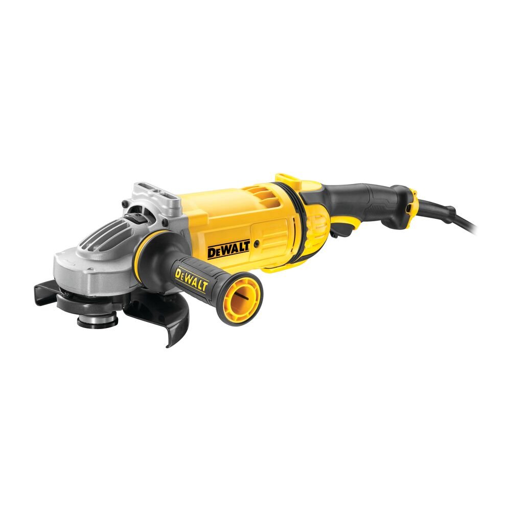 Elektrinis kampinis šlifuoklis DEWALT DWE4557-QS, diskas 180 mm