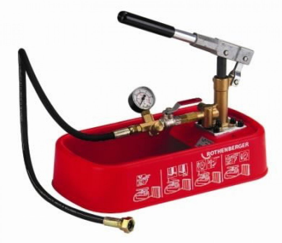 Rankinė pompa vamzdyno testavimui ROTHENBERGER RP30