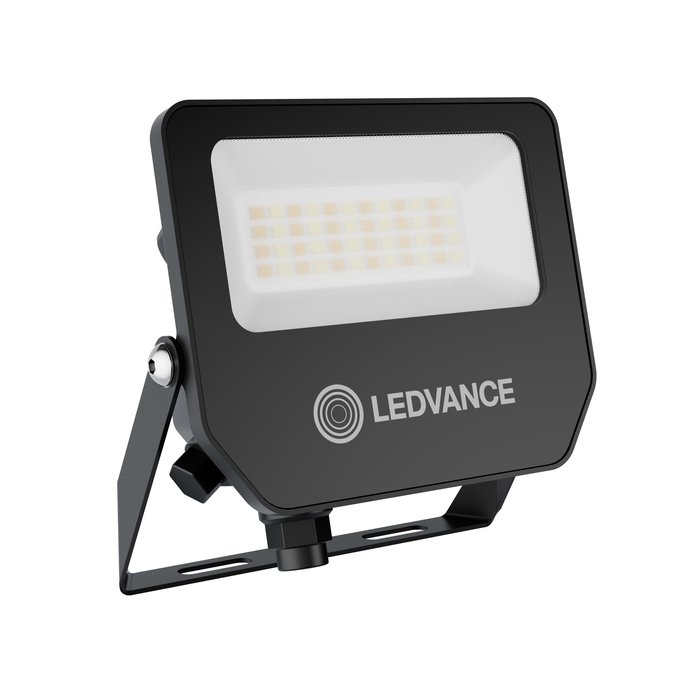 LED prožektorius LEDVANCE FL COMP, be judesio daviklio, 18/9W, 2400/1350lm, 3000/4000/6500K, IP65