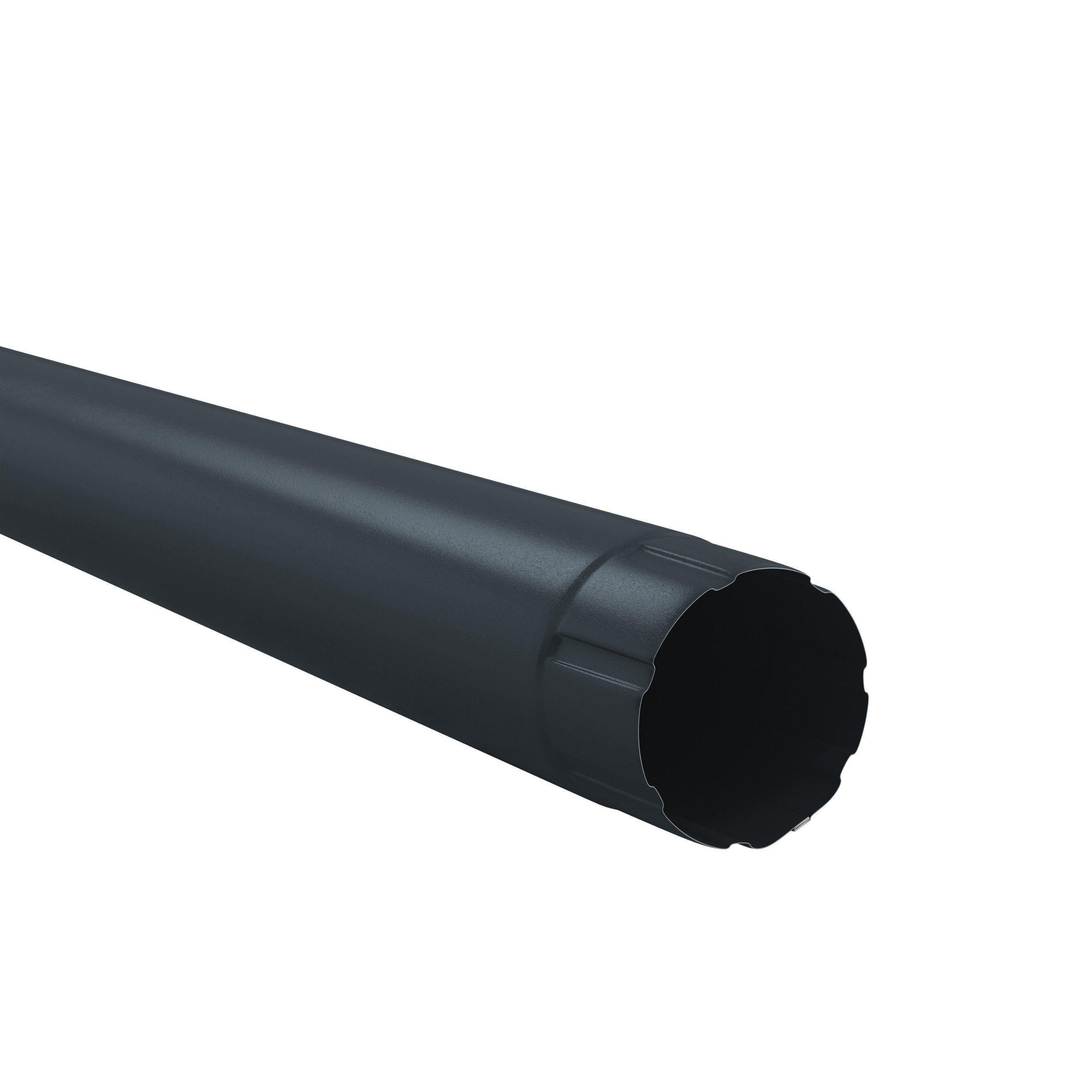 Lietvamzdis BILKA, ilgis 1m, skersmuo 90 mm, antracito pilka splava, RAL7016