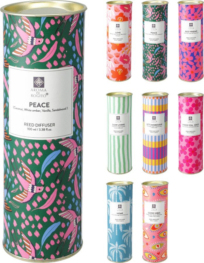 Namų kvapas, 100 ml, 19 cm, 8 skirtingi kvapai