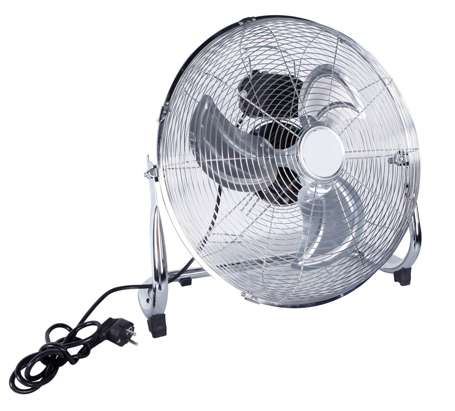 Stalinis metalinis ventiliatorius LEX, 75 W, 220 V, skersmuo 45 cm, chromo spalva