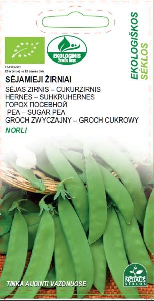 Daržovių sėklos, EKO Sėjamieji Žirniai Norli, 5g 4078