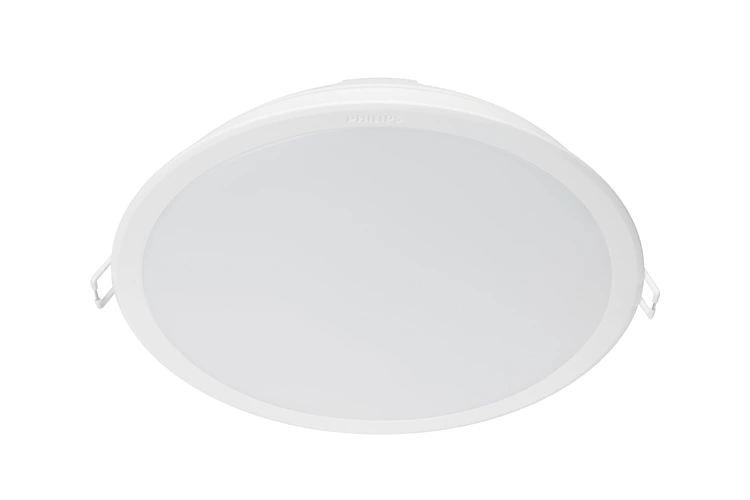 Montuojamas šviestuvas panelė PHILIPS Meson, įleidžiama, LED 24 W, 3000 K, 2400 lm, apvali, baltos sp., 215 mm skersmens