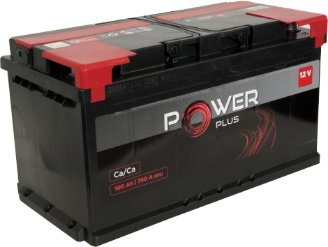 Akumuliatorius POWER PLUS 12 V, 100 Ah, 740 A, EN