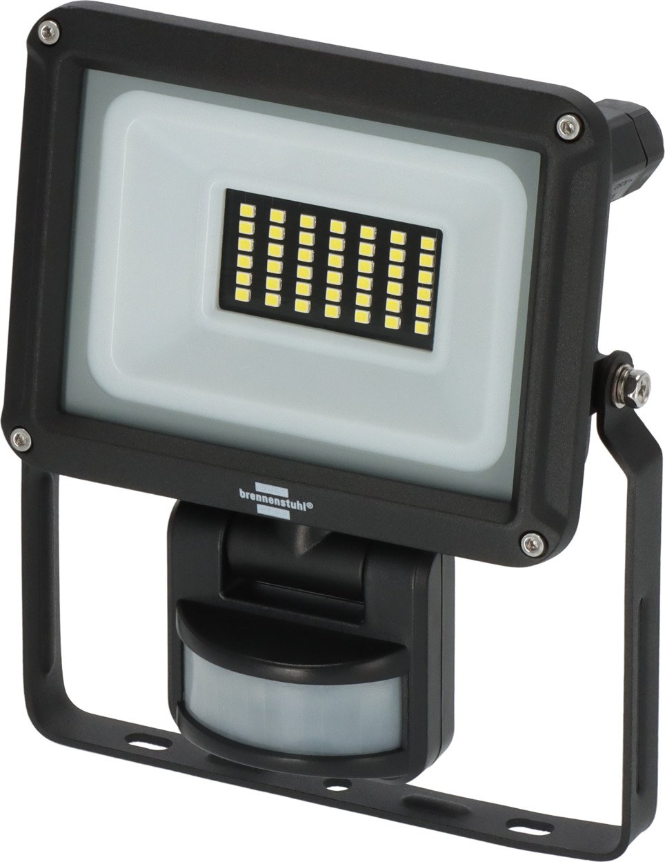 LED prožektorius BRENNENSTUHL Jaro 3060P, su judesio davikliu, 20W, 2300lm, 6500K, IP65