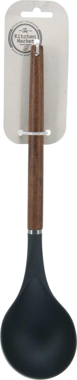 Sriubos samtis, 32,5 x 7,5 cm, juodos spalvos.