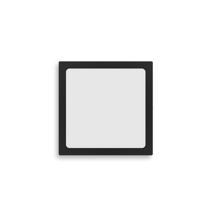 Montuojamas šviestuvas panelė PHILIPS Magneos, paviršinė, 12 W, 2700 K, 1150 lm, kvadratinė, juodos sp., IP20, 210 x 210 x 28 mm