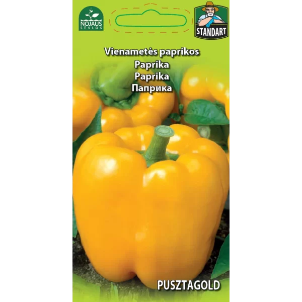 Daržovių sėklos, paprikos vienmetės Pusztagold, 0,2 g., 0421
