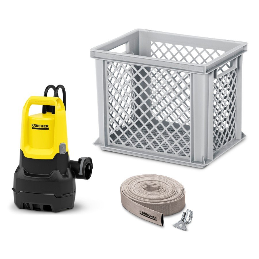 Drenažinis vandens siurblys Karcher SP 16.000 Flood Box *EU, kėlimo aukštis 8m, našumas 16000l/h, galia 550W, 1.645-831.0