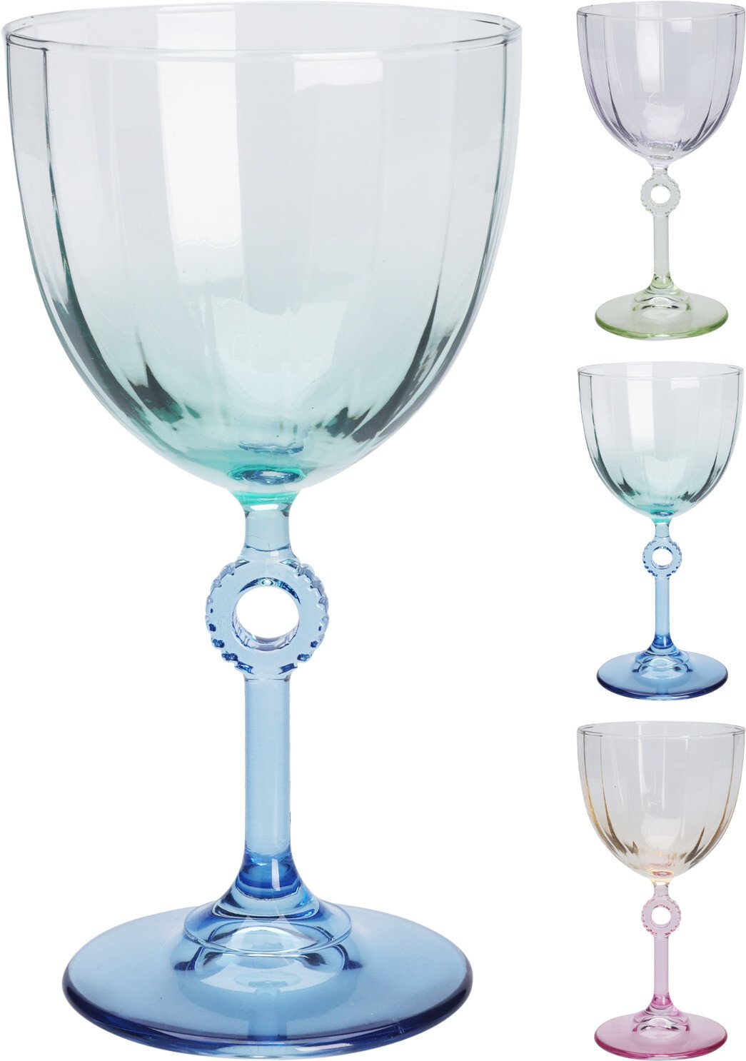 Vyno taurė, 270 ml, 3 skirtingų sp.