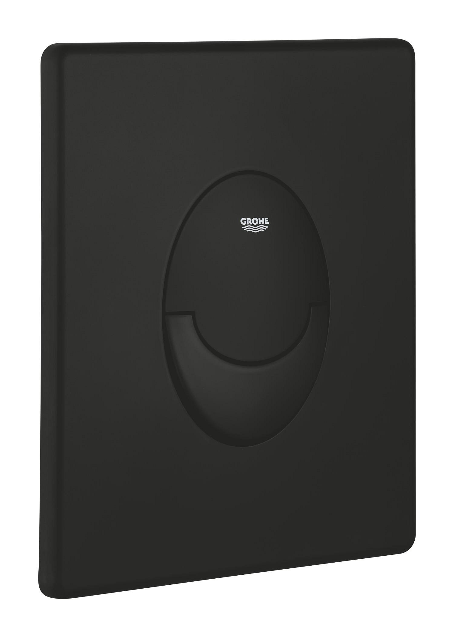 Nuleidimo mygtukas GROHE START, 197 x 156 mm, potinkiniam klozeto rėmui, juoda spalva, 389642430