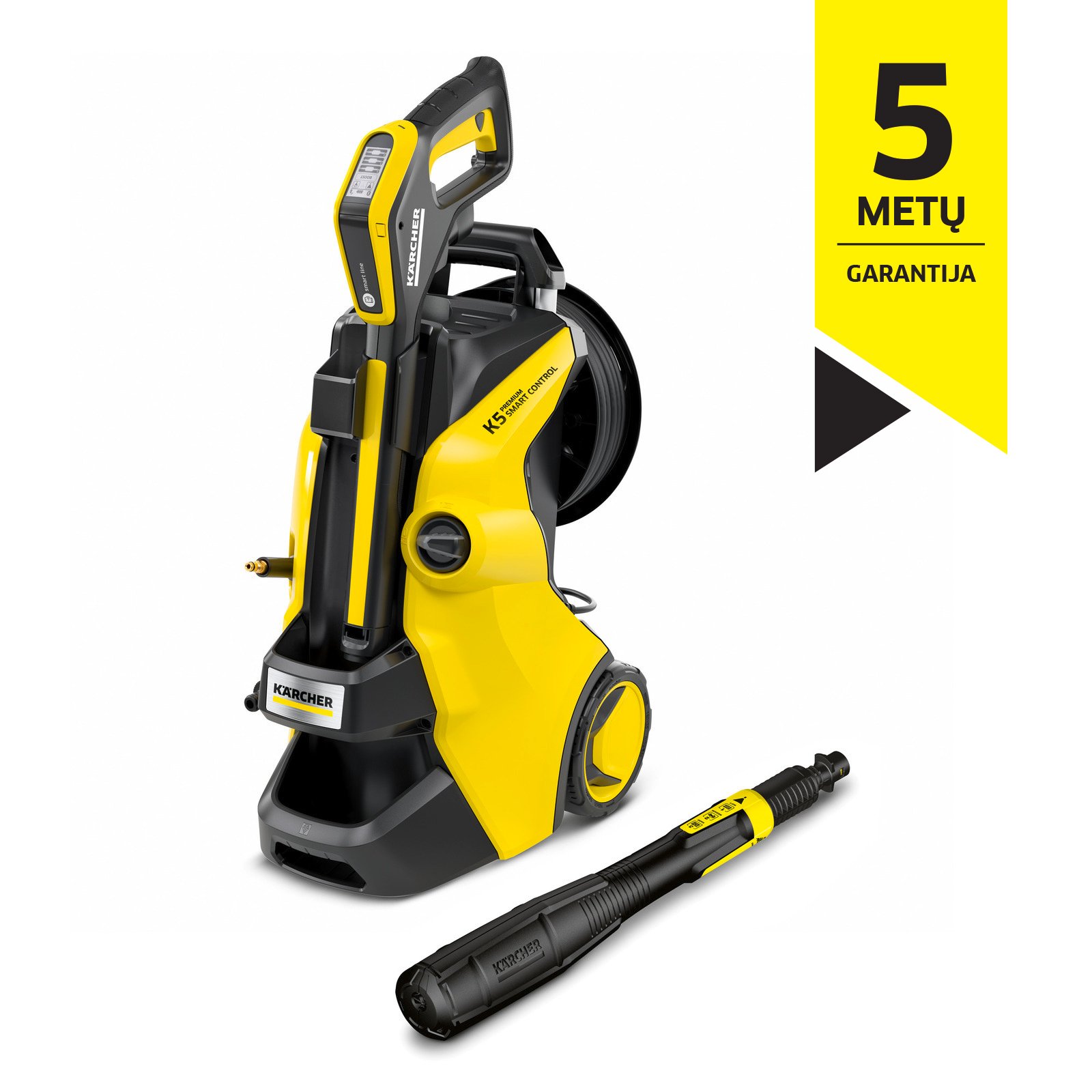 Aukšto slėgio plovykla KARCHER K 5 Premium Smart Control, 1.324-670.0