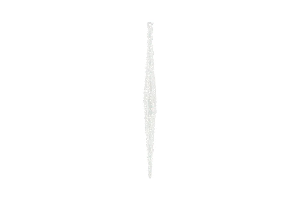 Eglutės žaisliukas WINTERIA Varveklis, 25 cm, stiklinis