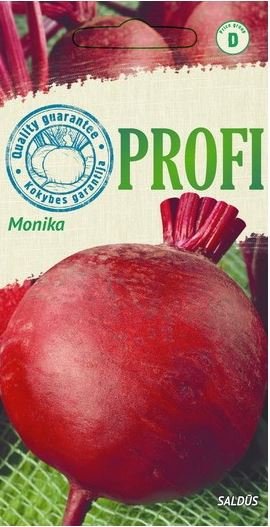 Daržovių sėklos, burokėliai raudonieji Monika, 2 g., 0124, D