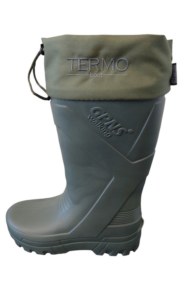 Vyriški guminiai batai EVA, pašiltinti,su išimamu pamušalu, aukštis 40 cm, žalios sp., 41/42 dydis, PE135