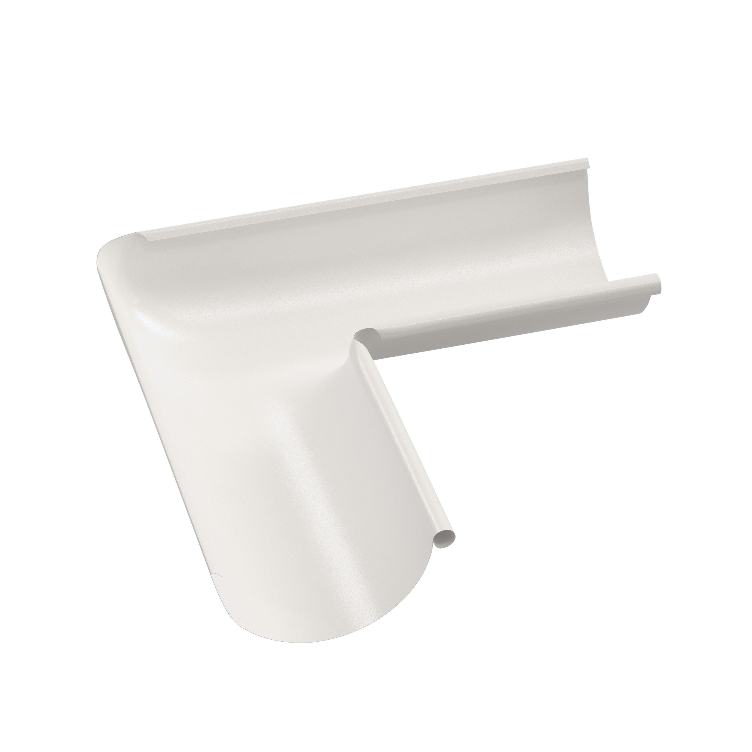 Latako vidinis kampas BILKA, skersmuo 150mm, 90 laipsnių, balta spalva, RAL9010