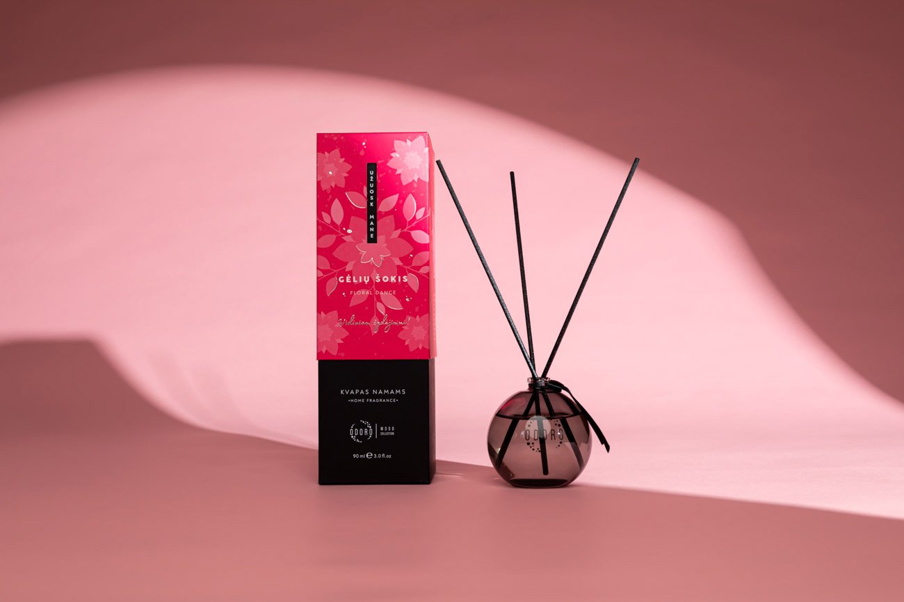 Namų kvapas ODORO MOOD "Gėlių šokis", 90 ml