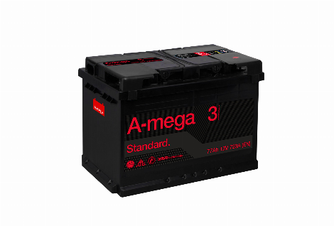 Akumuliatorius A-MEGA STANDARD 12 V, 77 Ah, 720 A, EN
