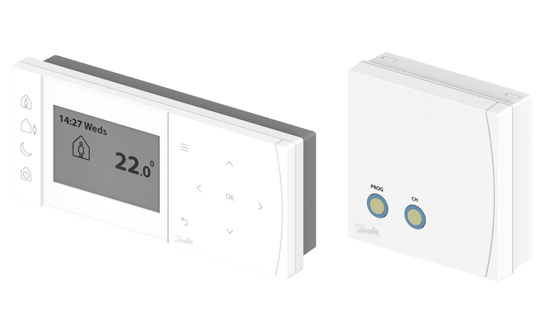 Belaidis patalpos termostatas DANFOSS TPOne-RF, dujiniam katilui, programuojamas, 087N7854