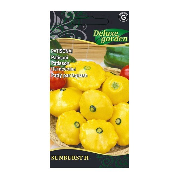 Daržovių sėklos, patisonai Sunburst H, 0,5 g., 5198, G