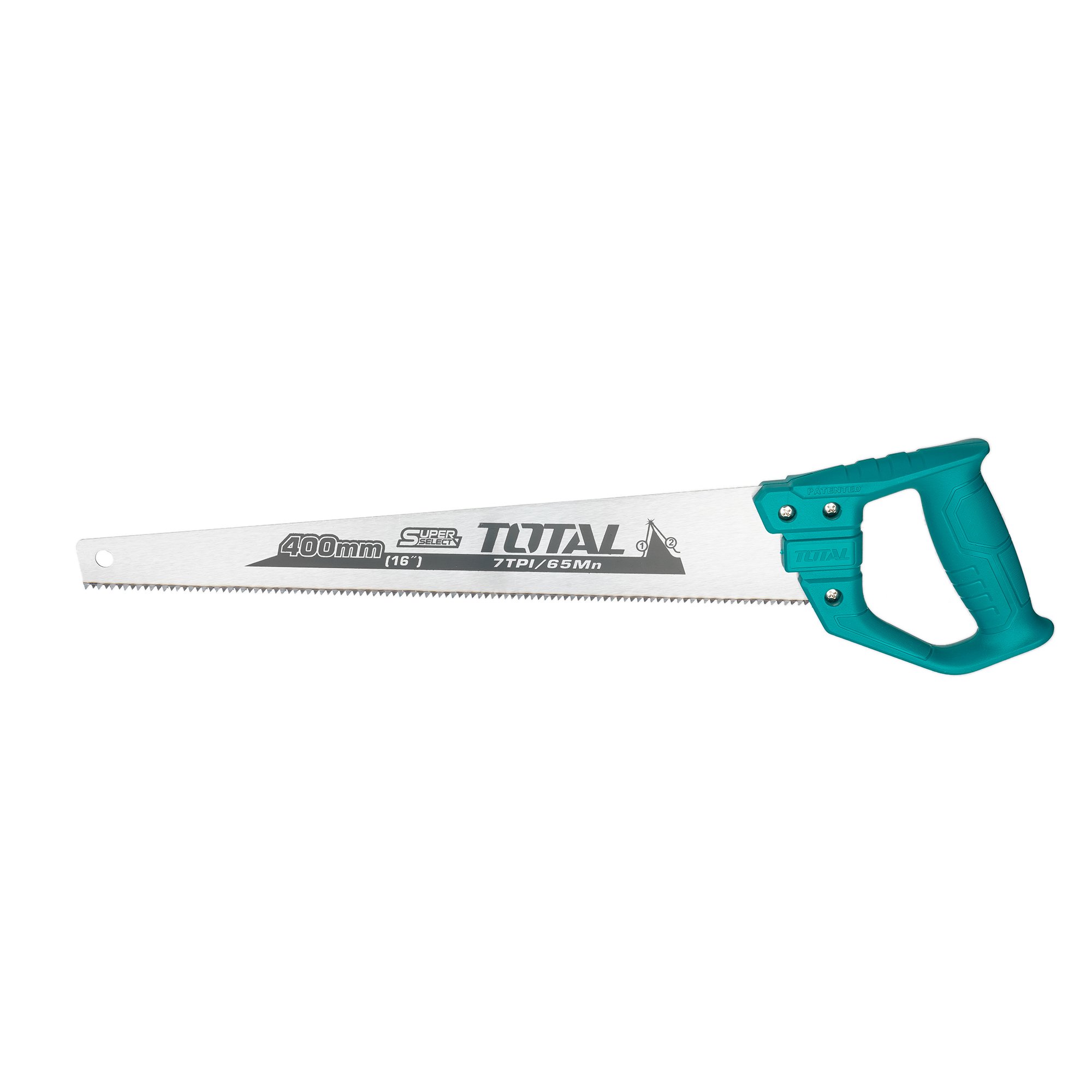 Pjūklas TOTAL, medienai, 0,9 mm, 7TPI, 400 mm, THT551663D