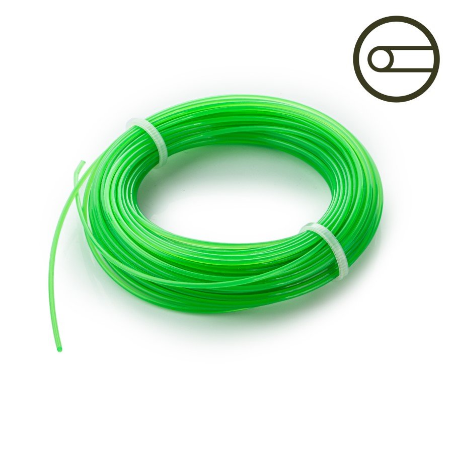 Žoliapjovės pjovimo lynas HERVIN GARDEN AZPL1.3X15, apvalus, žalios spalvos, skersmuo 1,3 mm, 15 m