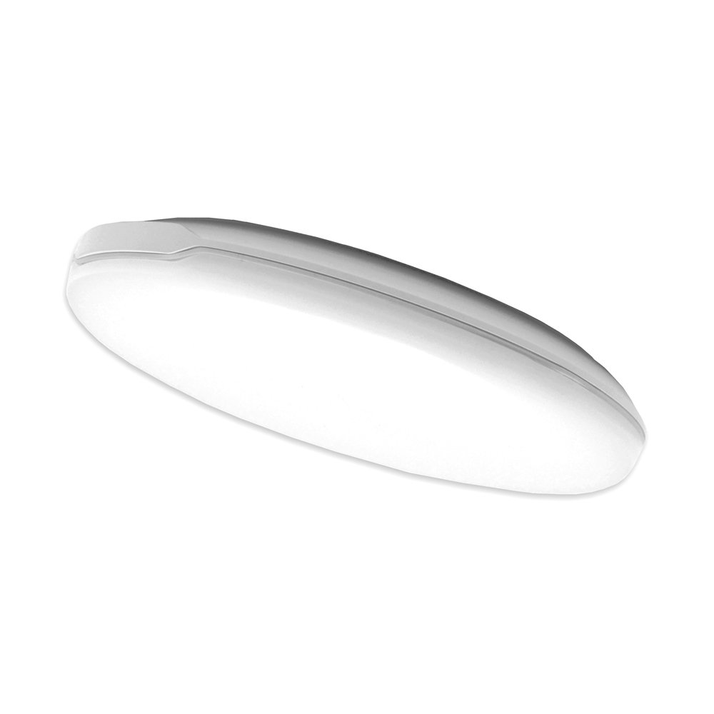 Lubinis LED šviestuvas TOPE Riga, 18 W, 3000/6000K, 220-240V, 1890 lm, IP54, su judesio davikliu, 240 x 40 mm